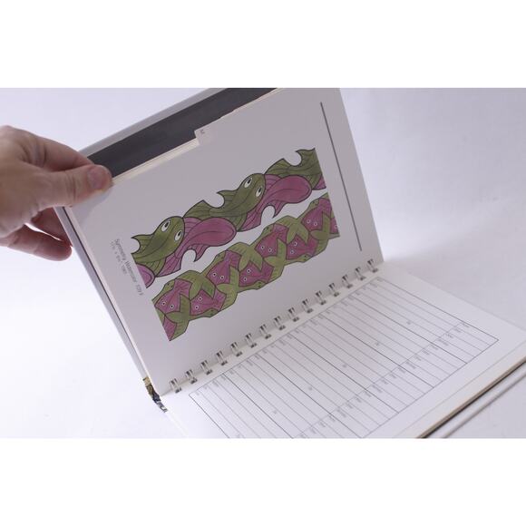 The M C Escher Address Book, Illustrated, 1988, Pomegranate, Spiral Binding, - Picture 3 of 6